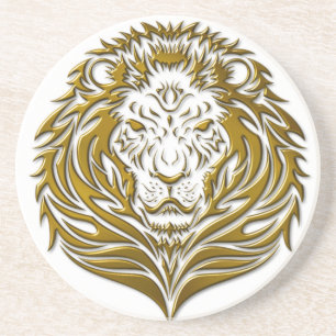 Golden Leonine Coaster