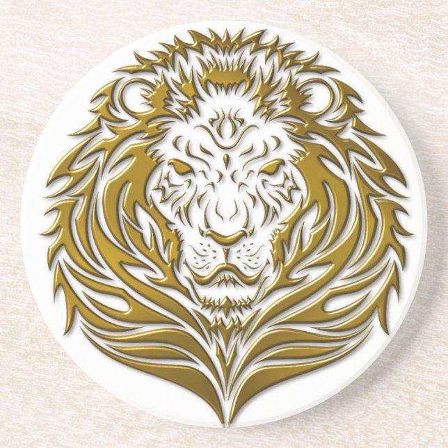 Golden Leonine Coaster (Front)