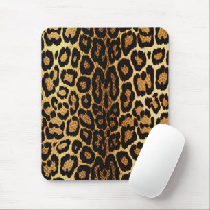 Golden Leopard Chic  🐆 Mouse Pad