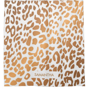 Golden Leopard Print