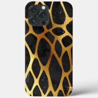 Golden Leopard Print