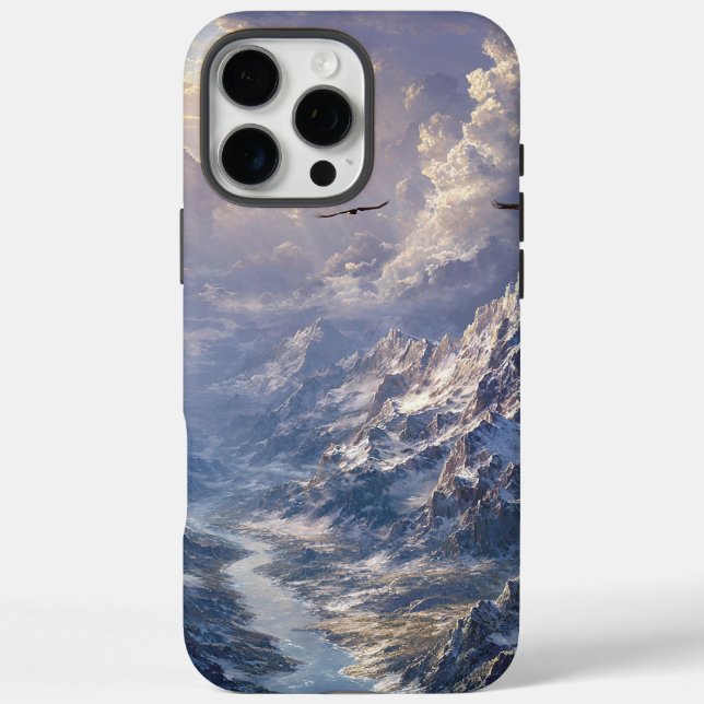 Golden Light Over the Alpine River002 Case-Mate iPhone Case (Back)