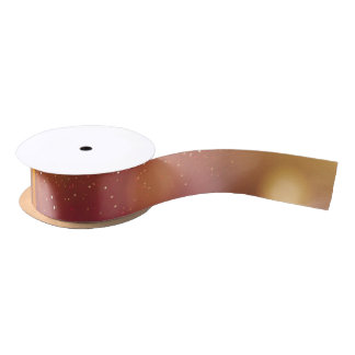 Golden Lights Satin Ribbon