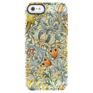 Golden Lilies iPhone SE/5/5S Clear Case