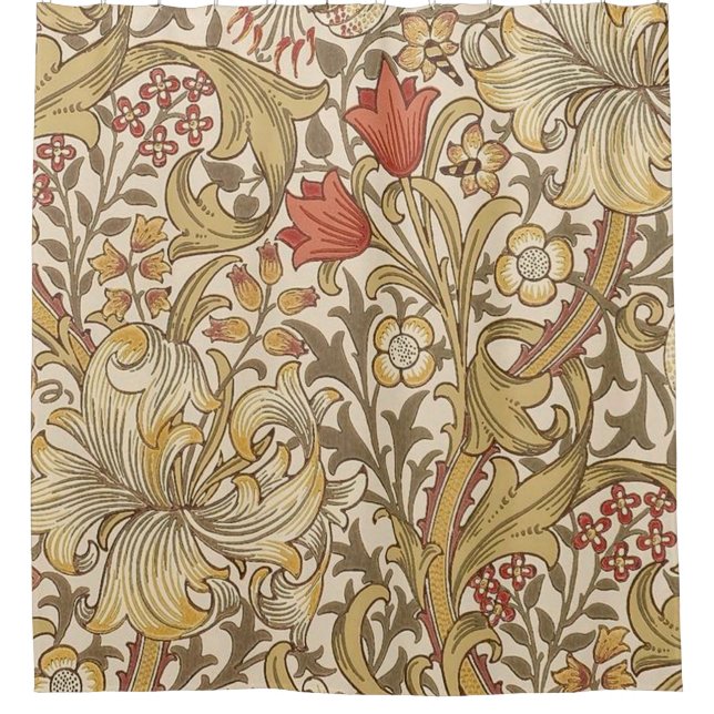 Golden Lily Pattern Version 2 By William Morris (Front)