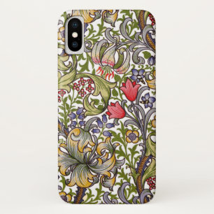 Golden Lily Vintage Floral Pattern William Morris Case-Mate iPhone Case