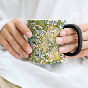 Golden Lily Wildflowers William Morris Magic Mug