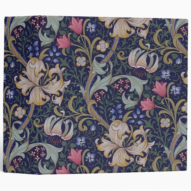 Golden Lily, William Morris Binder (Front/Spine)