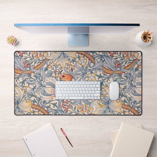 Golden Lily, William Morris Desk Mat (Office 1)