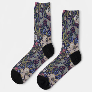 Golden Lily, William Morris Socks