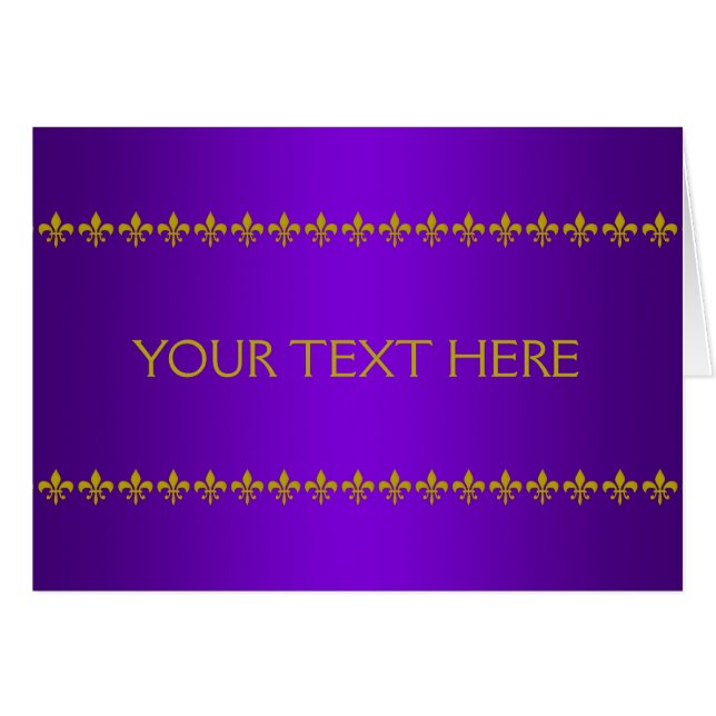 Golden Lily + your text & background (Front Horizontal)