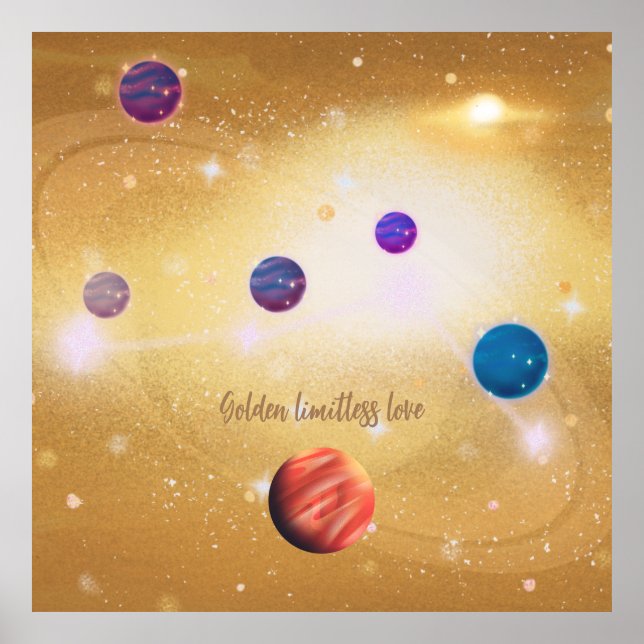 Golden Limitless Love Poster (Front)
