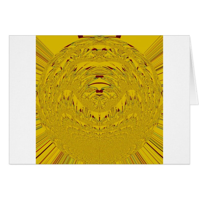 Golden Lion head pattern design (Front Horizontal)