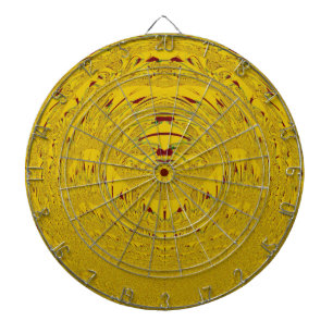 Golden Lion head pattern design Dartboard