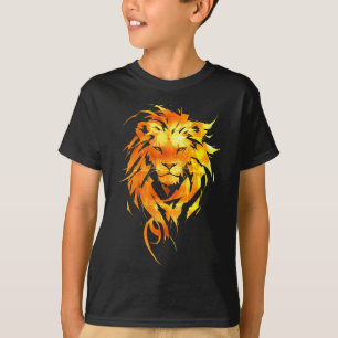 Golden Lion Majestic Portrait T-Shirt