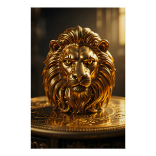 Golden Lion Majesty Poster