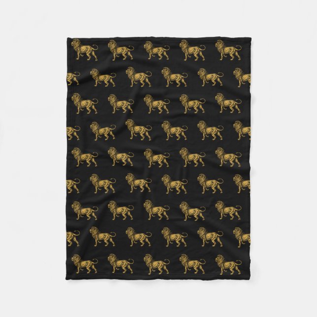Golden Lion TP Fleece Blanket (Front)
