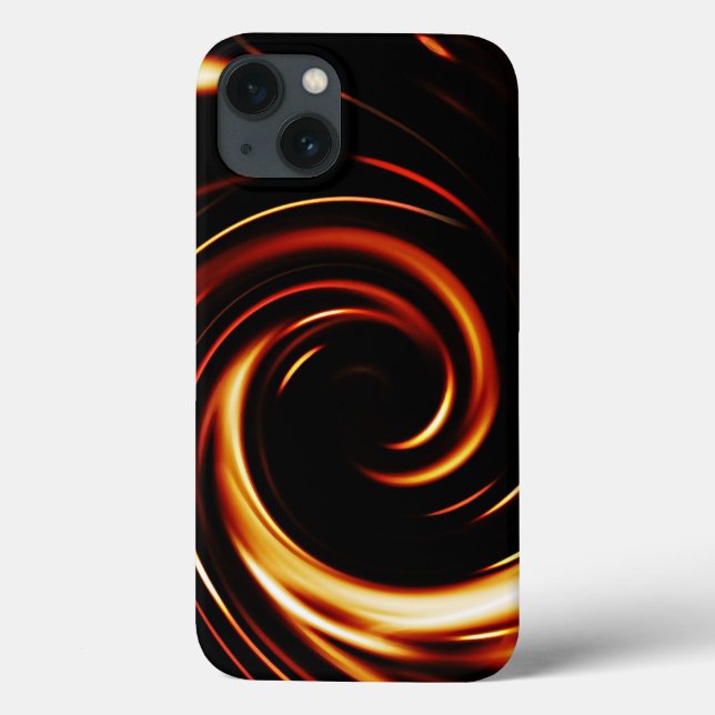 Golden Liquid Spiral Case-Mate iPhone Case (Back)