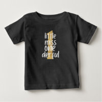 Golden Little Miss One Derful 1st Birthday party