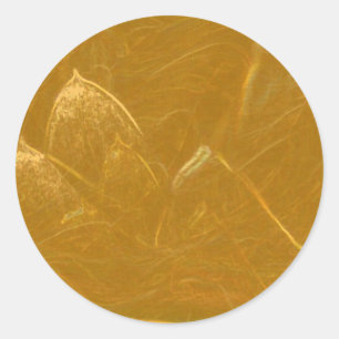GOLDEN LOTUS2 CLASSIC ROUND STICKER