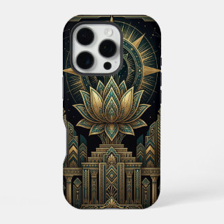 Golden Lotus Flower | iPhone 16 Pro Case