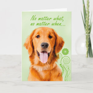 Golden Love and Support Card