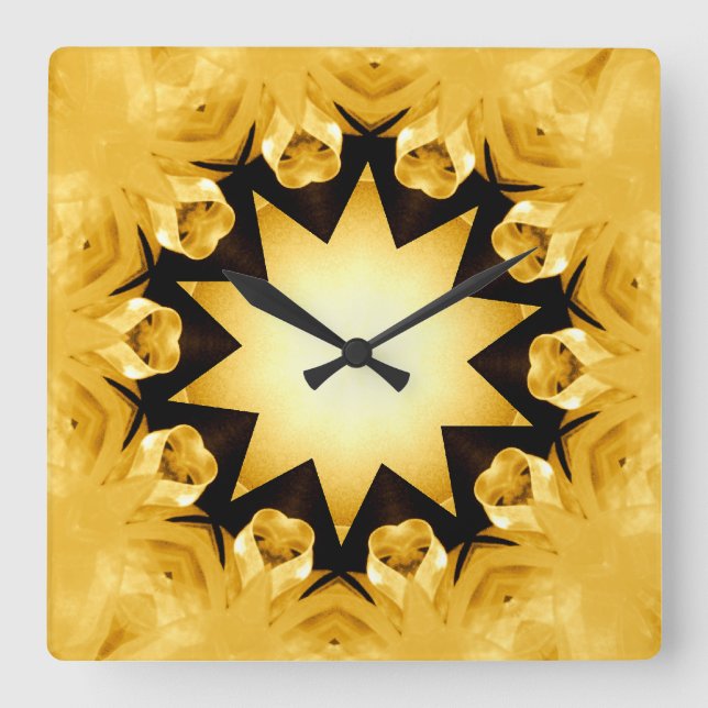 Golden Love_Wall Clock (Front)
