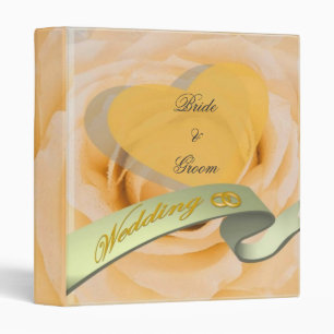 Golden Love Wedding Photos Binder