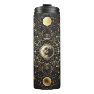 Golden Lunar Alchemy Thermal Tumbler