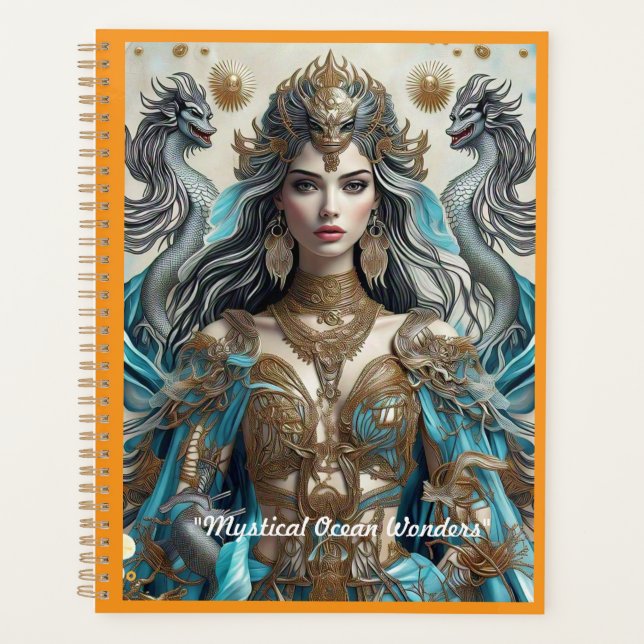"Golden Luxury Tides" Planner (Front)