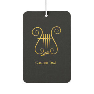 Golden Lyre Air Freshener