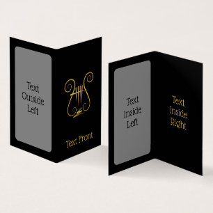 Golden Lyre Business Card