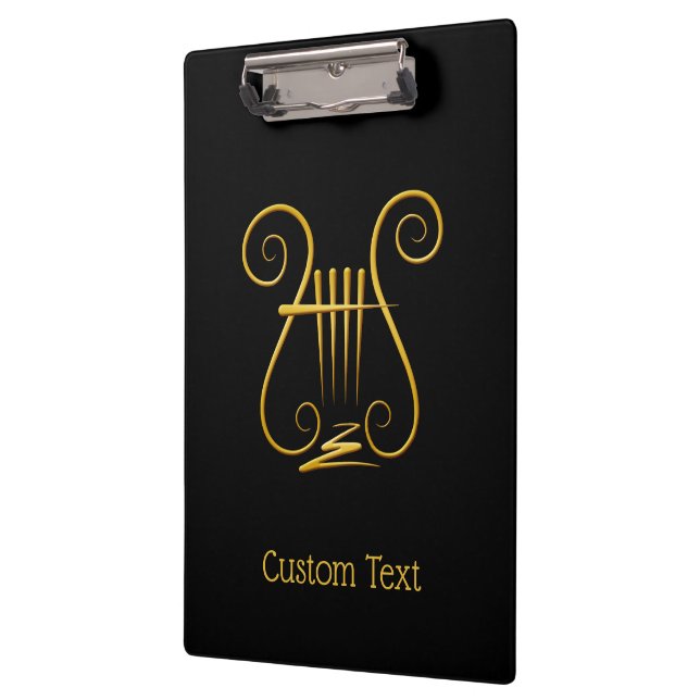 Golden Lyre Clipboard (Left)