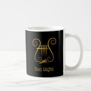 Golden Lyre Coffee Mug