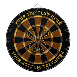 Golden Lyre Dartboard