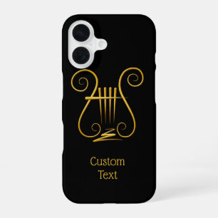 Golden Lyre iPhone 16 Case