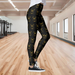 Golden Lyre Leggings