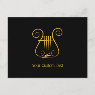 Golden Lyre Postcard