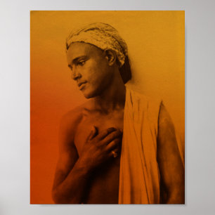 Golden Maghreb Tunisian Djerba Boy Man Male Poster