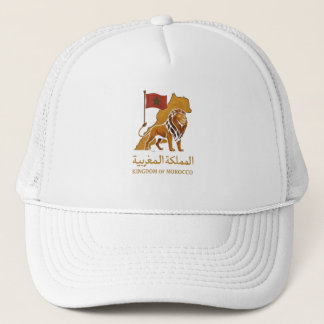 "Golden Majesty of Morocco | Lion & Arabic Kingdom Trucker Hat
