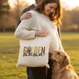 Golden Mama Golden Retriever Mom to be Tote Bag