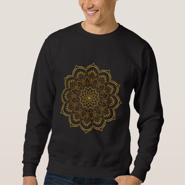 Golden Mandala 81 Sweatshirt (Front)