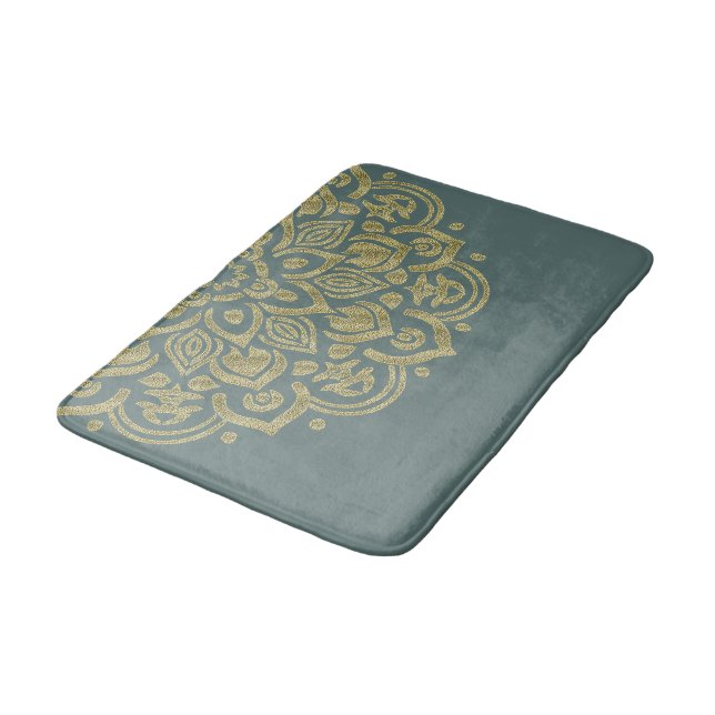 Golden Mandala - Bathmat (Angled)