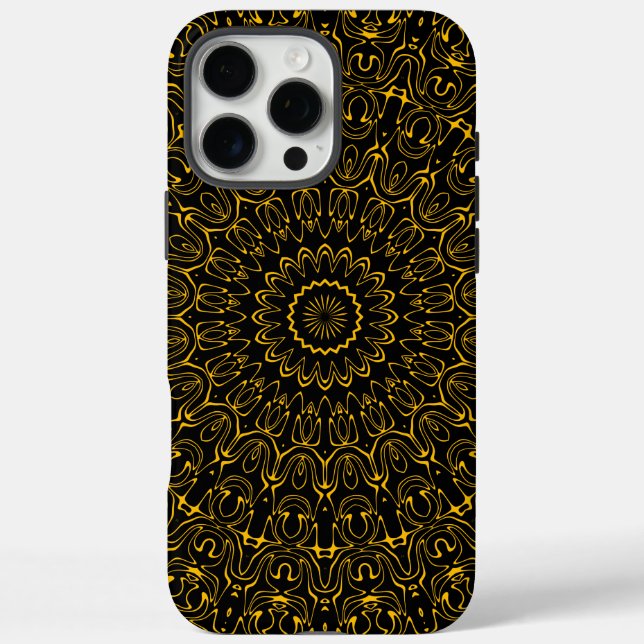 Golden Mandala Pattern with Radiant Symmetry Case-Mate iPhone Case (Back)