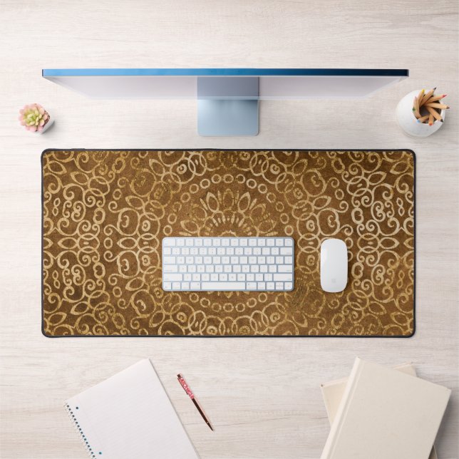 Golden Mandala Sophistiqué Zen Neutre Tan Brown (Bureau 1)
