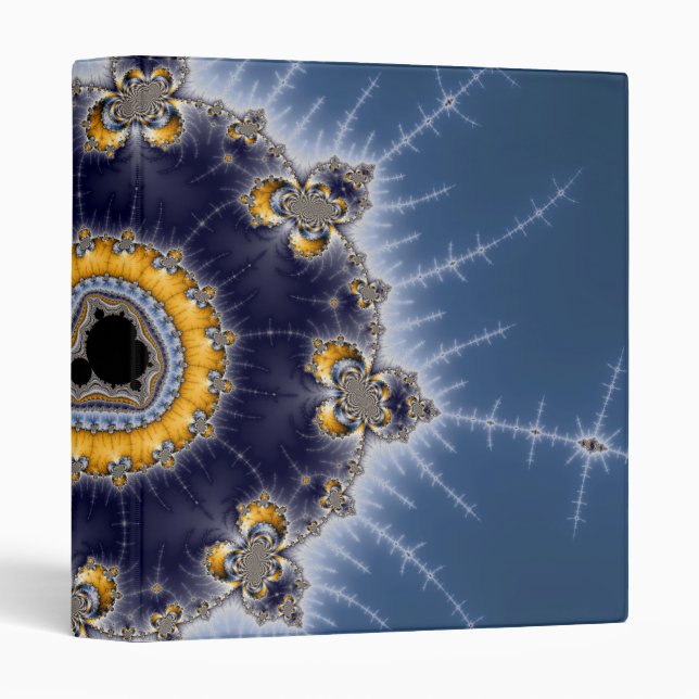 Golden Mandelbrot - Fractal Binder (Front/Spine)