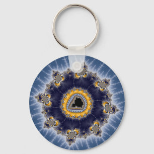 Golden Mandelbrot - Fractal Keychain