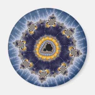 Golden Mandelbrot - Fractal Magnet