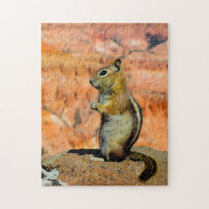 Golden Mantled Ground Squirrel. Jigsaw Puzzle