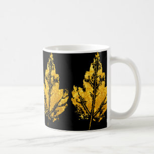 Golden Maple Leaf Mug